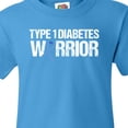 thumbnail image 4 of Inktastic Type 1 Diabetes Warrior Youth T-Shirt, 4 of 5