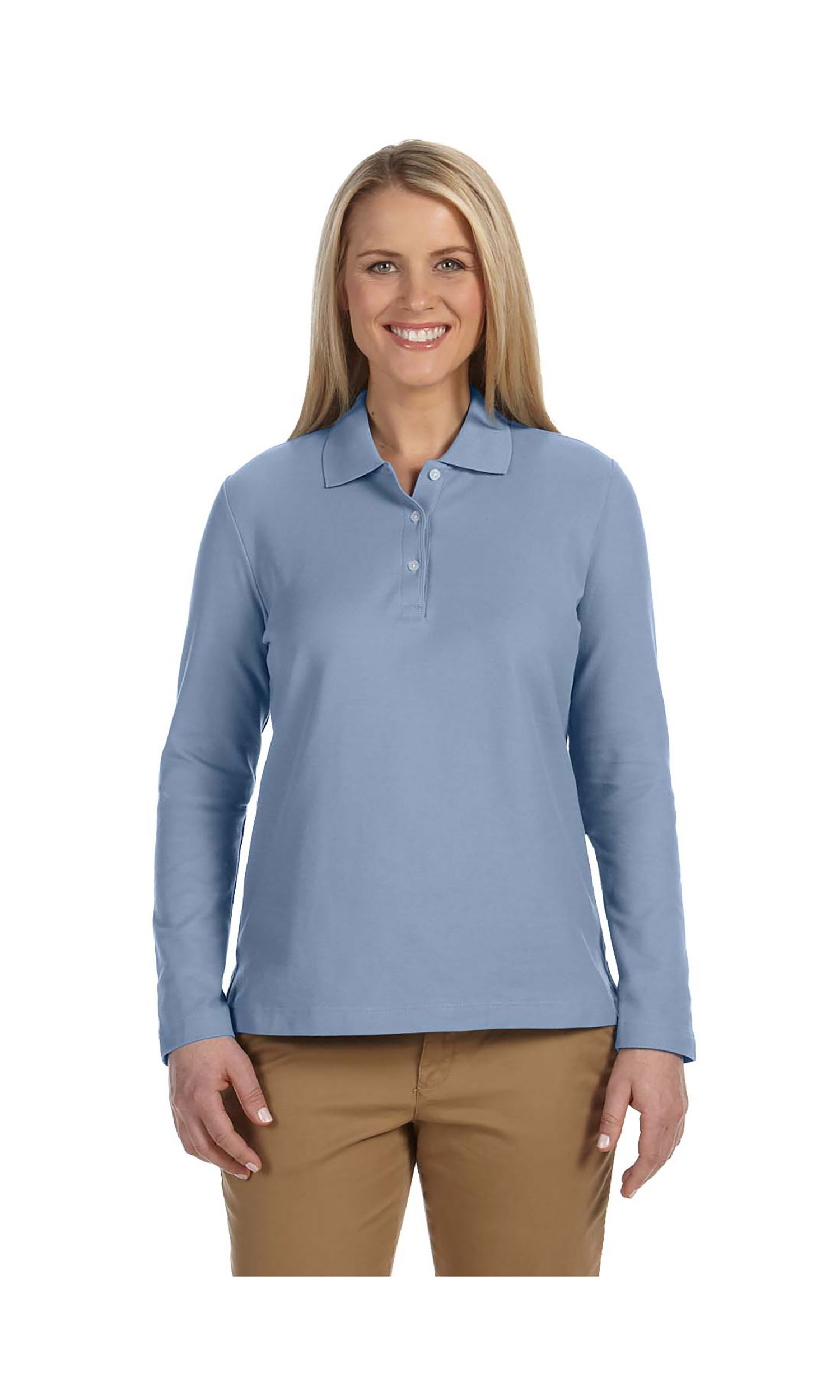 Devon & Jones Women's Flattering Fit Polo Shirt, Style D110W