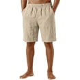 thumbnail image 2 of Men's Casual Drawstring Beach Shorts, 2 of 3