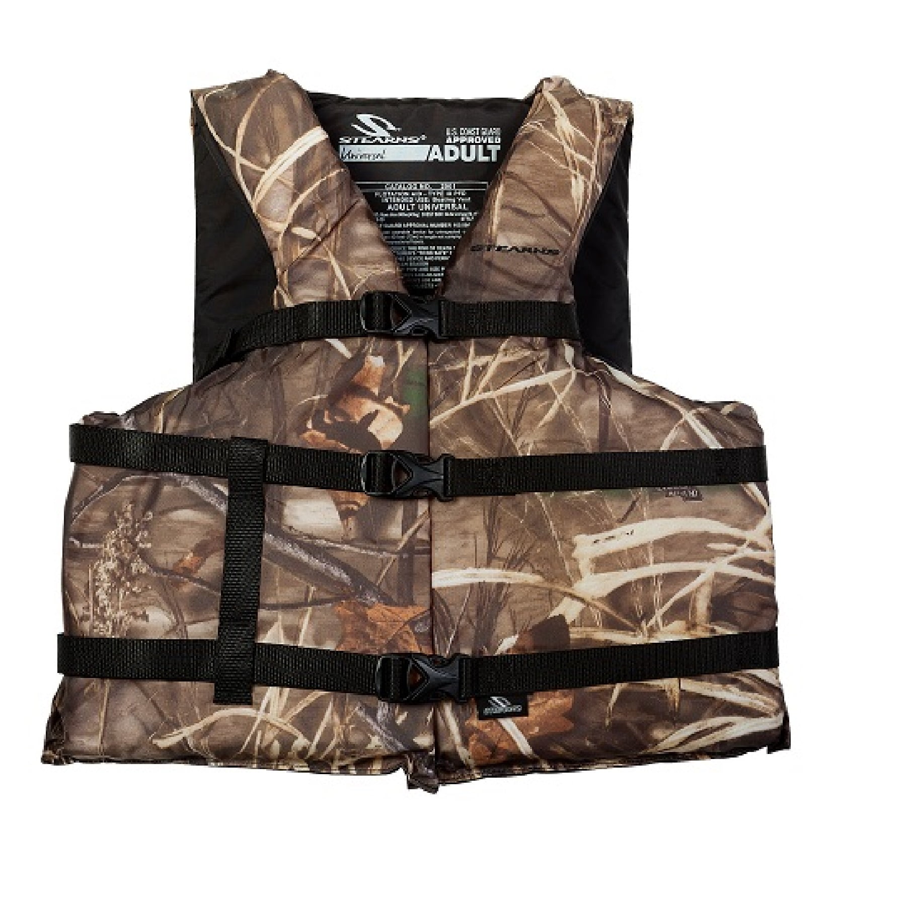 Stearns Adult Classic Series Life Jacket, Camouflage, Oversized