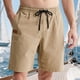thumbnail image 1 of Ceisia Men's Slim Functional-style Quick-dry Gift Casual Shorts Breathable Contrast Zipper Cargo Pockets Multi-Color, 1 of 8