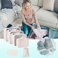 thumbnail image 3 of Clearance! Boovnll 6 Set Packing Cubes for Travel, Multi-Functional Sorting Packages, Suitcase Organizer Compression Packing Cubes for Travel Luggage & Accessories, Packing Cubes, 3 of 4