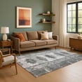 thumbnail image 7 of Addison Rugs Mayfield Premium Machine Washable Transitional Tribal Gray Rectangle Rug, 5' x 7'6", 7 of 7