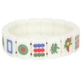 thumbnail image 3 of Pulsera de mahjong creativa, pulsera elástica de mahjong, pulsera de regalo de San Valentín de mahjong, 3 of 3