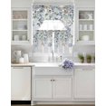 thumbnail image 4 of Blue Coastal Eucalyptus Kitchen Curtains Sets 36 Inch Length with Valance, Summer Beach Starfish Swag Valances and Tiers Curtain Set Drapes Swag Curtains for Living Room, Bathroom, Bedroom, Cafe, 4 of 6