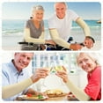 thumbnail image 4 of POINTERTECK 8 Pairs Elderly Skin Thin Protector Sleeves Bruise Abrasions Protective Arm Sleeve, 4 of 5