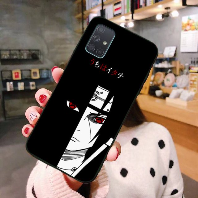 Anime Naruto Uchiha Itachi Phone Case For Samsung Galaxy A03S A52 A13 A53 A73 A72 A12 A31 A81 A30 A32 A50 A80 A71 A51 5GFor Galaxy A72 Gao Jinjia LED