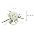 thumbnail image 3 of ifundom Bridal Wrist Corsage White Artificial Flower for Wedding, Prom, Bridesmaid, and Special Occasion Decor, 3 of 6