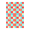 Multicolor Rainbow Pastel, Pattern 2, variant on ODIKA Geometric Pink Block Layout Playful Sprinkled Details Abstract Stain Resistant Thin Throw for Entryway, Kitchen, Laundry Room