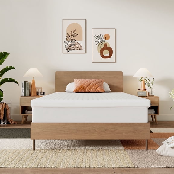 Talatex Premium Latex Topper Natural Latex Materials Twin XL Size Bed 3 Inch Medium Firm