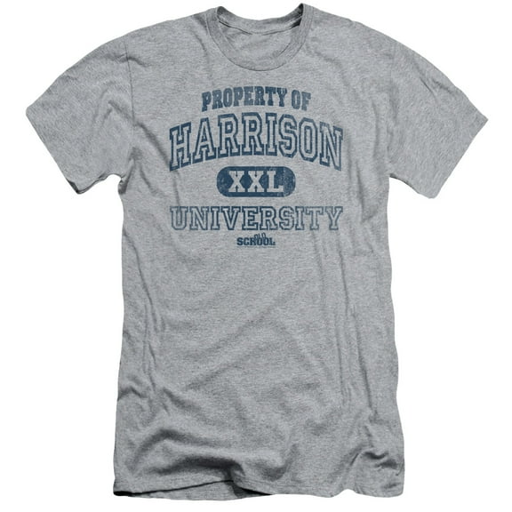 Old School Property Of Harrison Adult 30/1 T-Shirt Athletic Heather