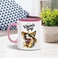 thumbnail image 4 of Happy Women's Day Australian Cattle Dog Sunflower Vintage Proud Mom 11oz Accent Two-tone Mug Heeler Lover Gifts Coffee Tea Cup - 02030, 4 of 5