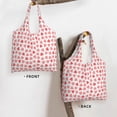 thumbnail image 2 of Vsdgher Hearts Print canvas Tote Bag, Lightweight Cloth Bags, Suitable for shopping, groceries, travel, 2 of 4