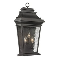 ELK Lighting Forged Provincial 47053/3 3-Light Outdoor Wall Sconce