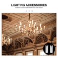 thumbnail image 4 of 2pcs Chandelier Lamp Holder Sleeves Covers Crystal Chandelier Lamp Base Covers, 4 of 4