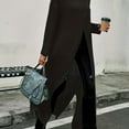 thumbnail image 1 of Élevez Votre Style avec Cette Élégante Robe Maxi Fendue à Col Haut, 1 of 7