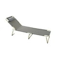 thumbnail image 4 of Lit Pliant pour une Personne Forte Capacité de Charge Chaise Longue de Camping Bureau Extérieur, 4 of 7