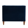 thumbnail image 4 of Fauteuil Smoking Accent Jack Bleu Marine, 4 of 8