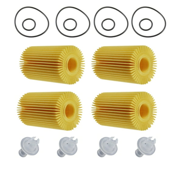 4X Oil Filter For Lexus LX570 Tundra Land Cruiser Sequoia 4.6 / 5.7 04152-38020
