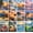 Seaside - 12Pack 30x40cm, variant on YALKIN Mountain Diamond Painting Art and Craft Kits 12 Piece -12x16in