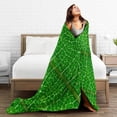 thumbnail image 6 of Green Leaf Blanket Flannel Plant Throw Blankets Soft Plush Giant Leaf Blanket Leaves Design for Bed Couch and Sofa Leaf Blanket Leaf Design Accent for Plant Lovers (green07, 60" x 80"), 6 of 6