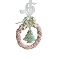 thumbnail image 3 of asddcavvf Exquisite Hanging Ornament for Home Wall Door Window and Festive Celebration Spruce Candle Rings Christmas Wedding Centerpieces Christmas Decorations Table Centerpiece Champagne, 3 of 6