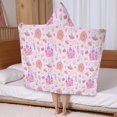 thumbnail image 5 of Classic Princess Pattern Hooded Bath Towel，50"x30" for Ages 3 To 12 Kids, Quick Dry Lightweight Soft Microfiber Hood Beach Towel Cover Up for Kids, 5 of 7