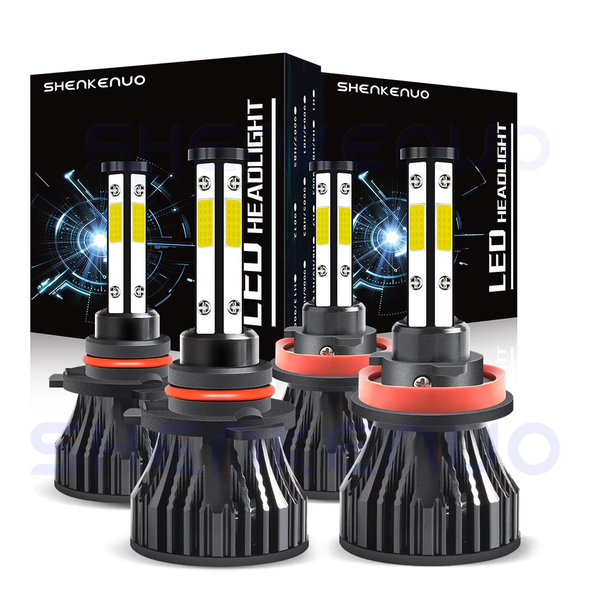 ACANII - For [Halogen W/o LED] 2019-2021 Chevy Silverado 1500 Black LED SwitchBack Tube Headlights Headlamps Left Right - Foto 2