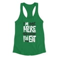 thumbnail image 3 of Here Because I Like To Eat Racerback Tank Women -Image by Shutterstock, Female XX-Large, 3 of 4