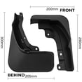 thumbnail image 2 of ALLTIMES 4PCS Mud Flaps Splash Guards for Honda CRV GAS Version 2023, Black PP Plastic Mudguard, 2 of 8
