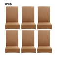 thumbnail image 4 of kurtrusly 6pack/lot Multifunctional Dining Room Chair Cover – Wide Application One Size Fits All Breathable, 4 of 6