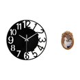 thumbnail image 1 of Reloj De Pared Acrílico Decorativo, Silencioso, Fácil De Leer, Sencillo, Redondo, Grande, Para Oficina, Hogar O Baño. Marco De Fotos Ornamentado, Pequeño Marco De Fotos De Resina, Colgante,, 1 of 8