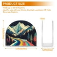 thumbnail image 4 of Yayeee Napkin Holder for Table Kitchen Paper Tissue Organization, Evening Mountain Road, 4 of 8
