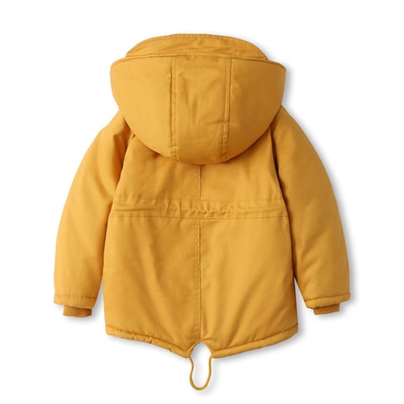 Vedolay Girls 2023 Coat Girls Jacket Fall Winter Casual Fuzzy Outwear Cozy Coat,Yellow 2-3 Years