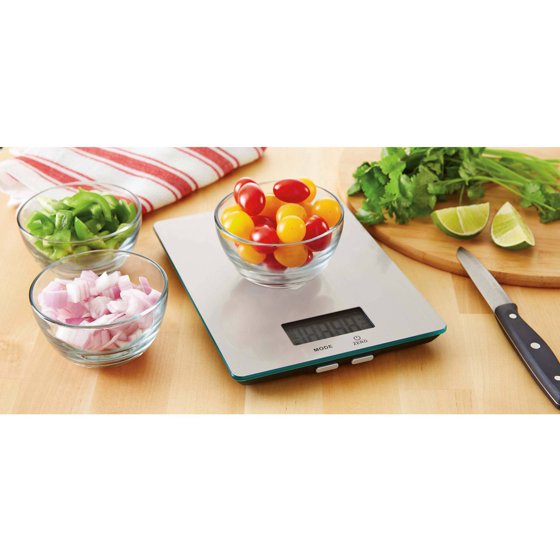 Mainstays Stainless Steel Digital Kitchen Scale