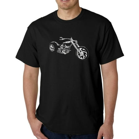 Los Angeles Pop Art Men's T-shirt - Motorcycle