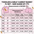 thumbnail image 4 of Rimyaw Toddler Girls Bunny Pajamas Set, 2-Piece Cotton Blend Sleepwear, Cute Rabbit Short Sleeve Top and Shorts, Pink PJs, Sizes 2T, 4 of 6