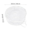 thumbnail image 2 of 1pc Christmas Wreath Storage Bag Transparent Round Storage Bag Xmas Gift Bag, 2 of 8