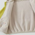 thumbnail image 6 of Cowsor Baby Kids Sherpa Jacket with Zipper, Cotton-Lined Fuzzy Outerwear Coat for Infant Toddler, 6 of 7
