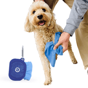 Big Paws Microfiber Portable Dog Towel, Large, Newport Navy