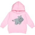 thumbnail image 2 of Inktastic Cute Smiling Baby Hippo Toddler Hoodie, 2 of 4