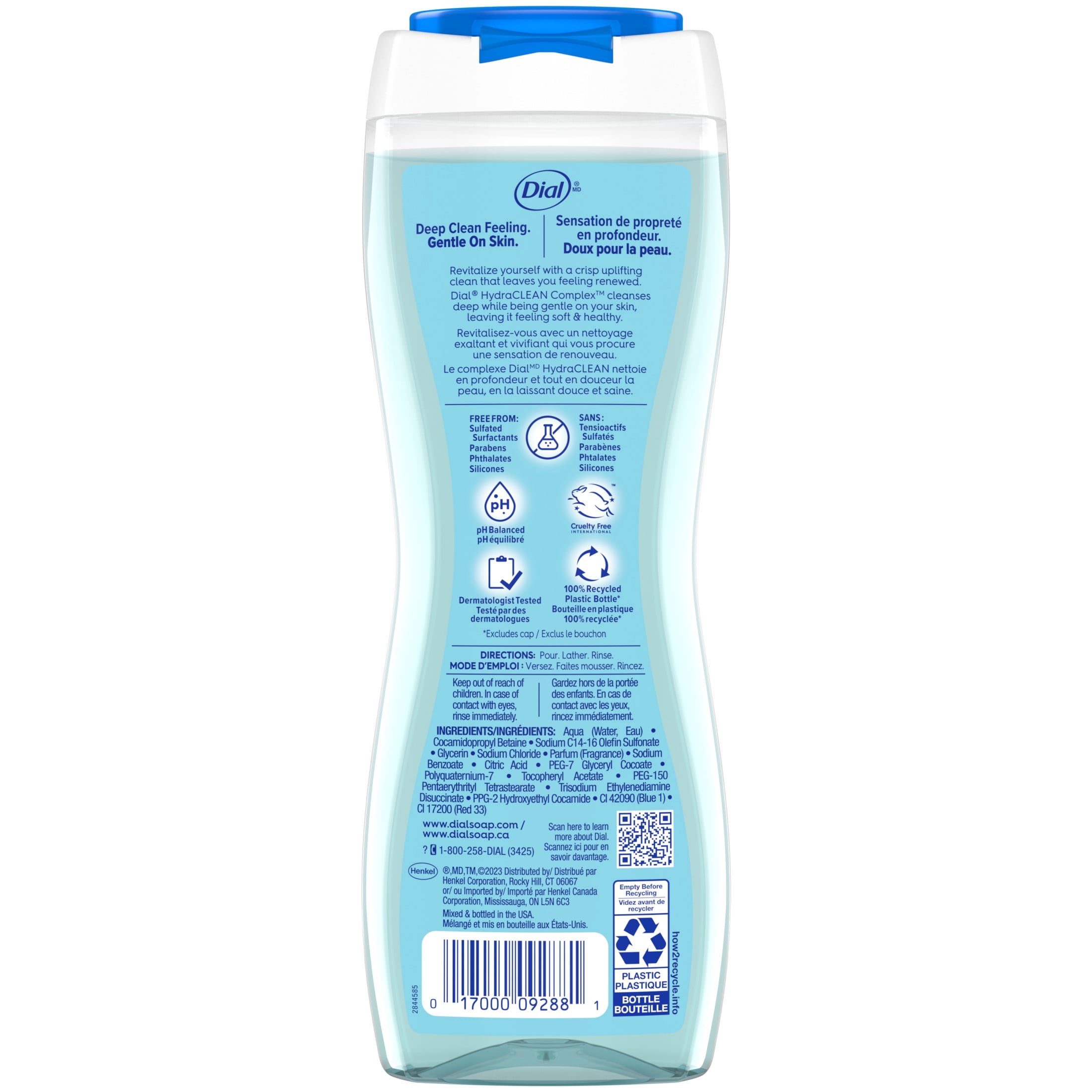 Dial Body Wash, Refresh & Renew Coconut Water, 16 fl oz