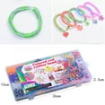 thumbnail image 3 of FOAUUH Rubber Band Bracelet Kit, Loom Bracelet Making Kit, Rubber Bands Refill Loom Set, Rubber Bands for Bracelets Making Kit, Loom Bands Kit for Kids Weaving DIY Crafting Gift, 3 of 6