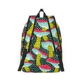 thumbnail image 6 of Rocae Green Mushroom for Durable Canvas Backpack Leisure Large Bag Travel Rucksack Multi-function Backpack Small, 6 of 8