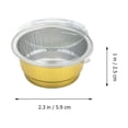thumbnail image 4 of 10 vasos de aluminio resistentes al calor, caja para envasar condimentos, cajas para comida para llevar, 4 of 7