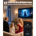 thumbnail image 4 of Reproductor multimedia 4K Ultra HD JLZNLC con carcasa para HDD USB/SD, 4 of 8