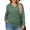 Green, variant on NISVIYA Plus Size Tops for Women Fall Fashion V-Neck Sweaters Casual Knit T Shirts Basic Long Sleeve Pullover