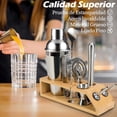 thumbnail image 2 of Shaker Cocktail Kit, 10 Piezas Cocktail Bar Set Kit Profesional Utensilios de Bar, 750ml Coctelera Bartender Kit y Accesorios de Acero para Mezclar Bebidas, Hogar, 2 of 4