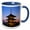 Blue/White, variant on 3drose, Japan, Kyoto, To-ji Temple Pagoda at Twilight - As15 Rti0753 - Rob Tilley, 11oz Two-tone Yellow Mug