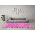 thumbnail image 3 of Ahgly Company Indoor Round Abstract Pink Modern Area Rugs, 7' Round, 3 of 4